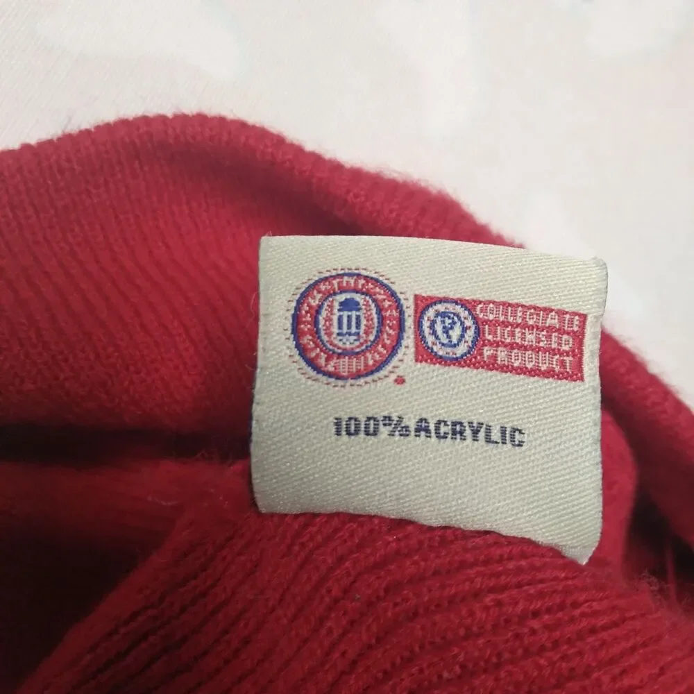 Nebraska Huskers Knit Hat Child Size Stocking Cap Red Beanie Winter N Collegiate